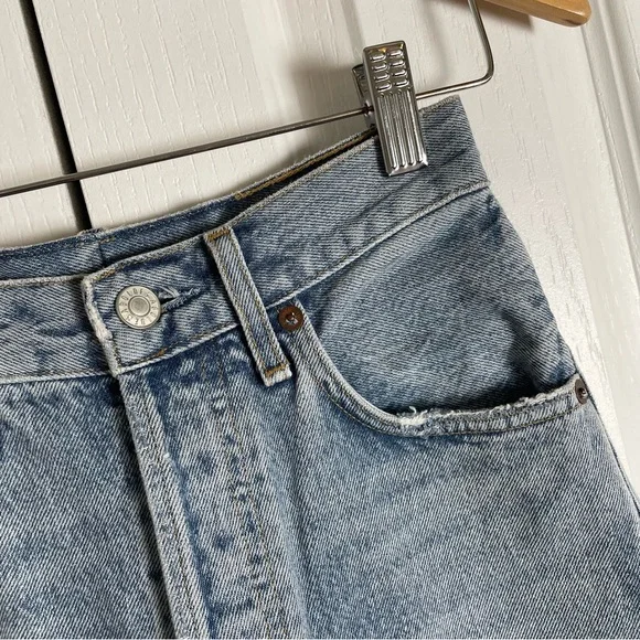 Vintage 90s AGOLDE Pinch Waist Straight Leg Jeans Womens 24” Waist *See Listing* - Picture 4 of 16